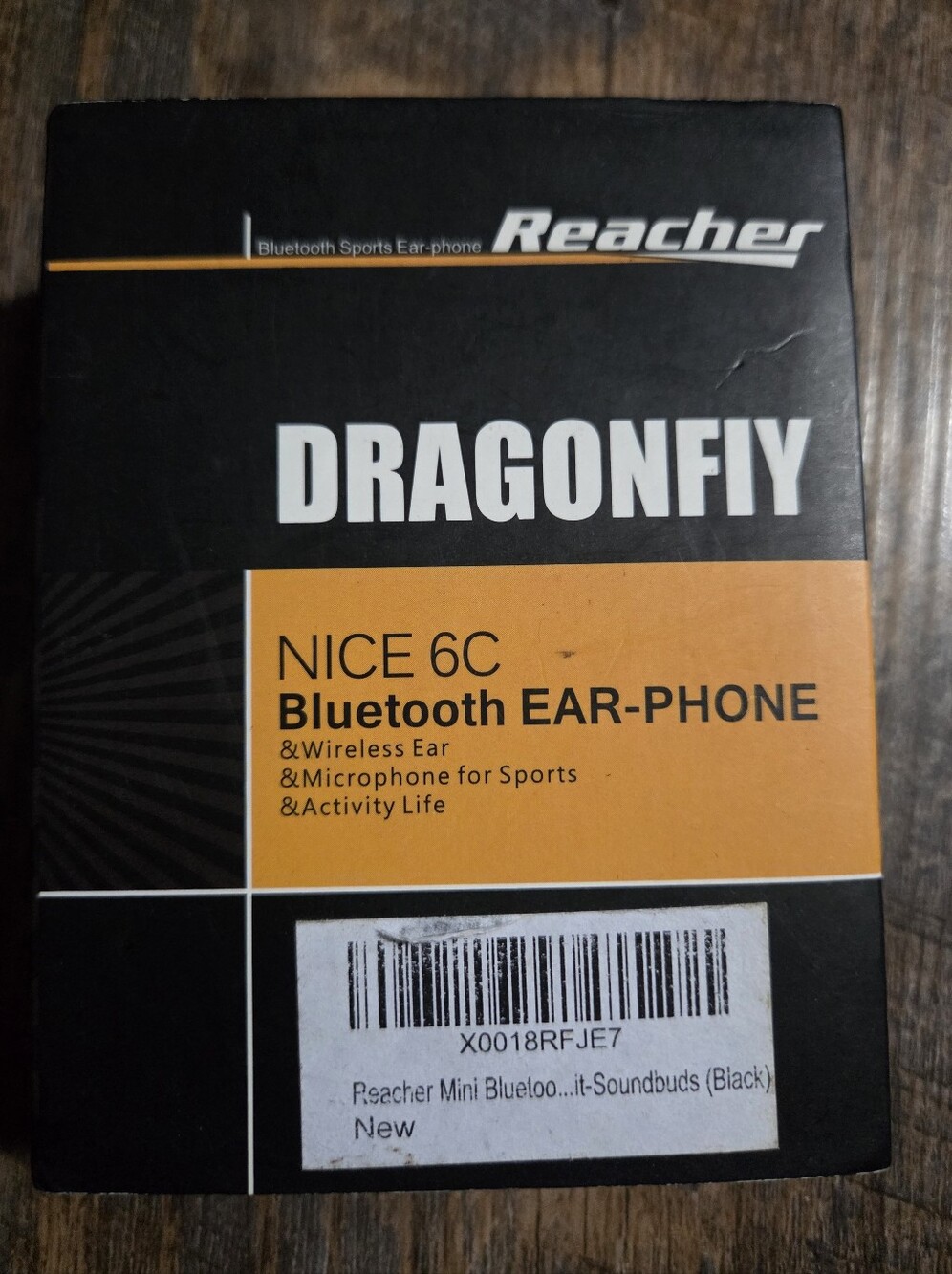 NICE 6C Bluetooth Ear-Phone — Black